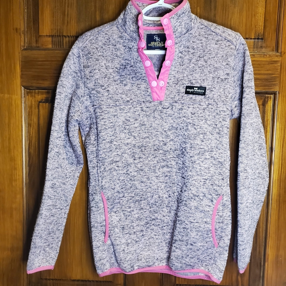 Simply Southern knit snap pullover - Picture 1 of 5
